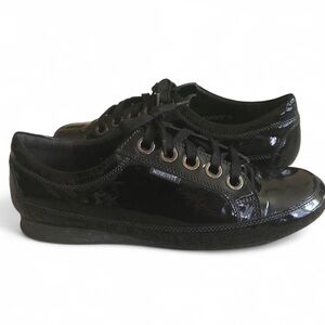 Mephisto Black Patent Leather Trainers Size 11